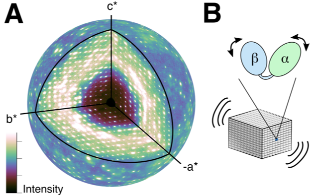 Three-dimensional map of diffuse scattering 